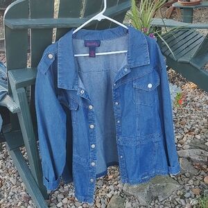 Denim&Co Classic Blue Jean Jacket